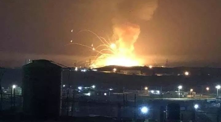 Ürdün'de patlama