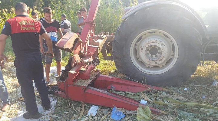 Kolunu silaj makinesine kaptıran çiftçi, ağır yaralandı