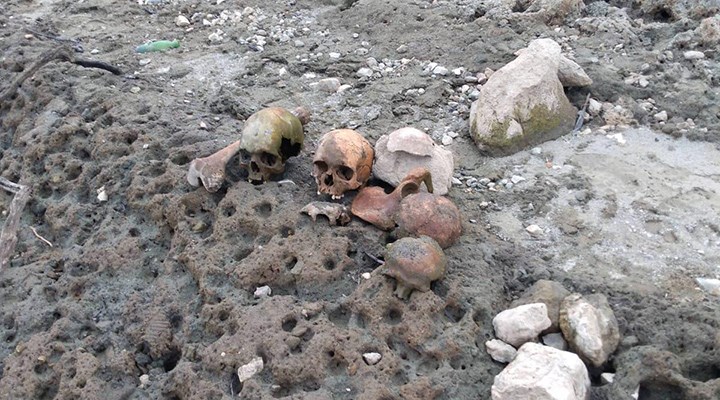 Çanakkale'de bir köyde 4 kafatası bulundu