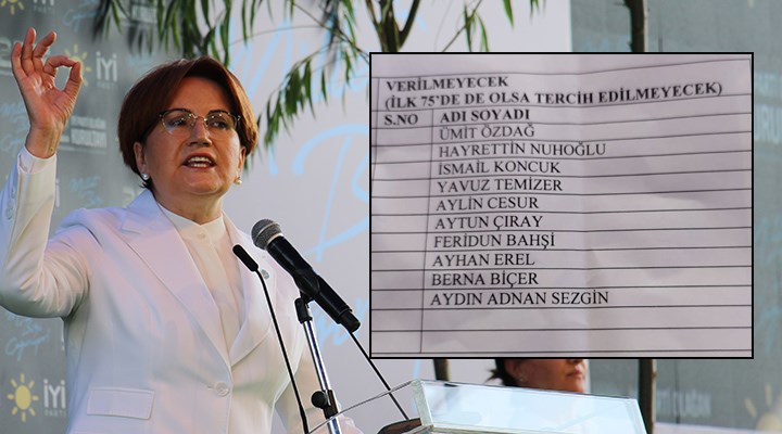 İYİ Parti'deki 'liste krizinde' itiraf: Ben yaptım
