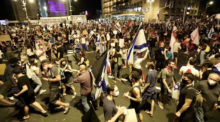 İsrail’de karantinaya rağmen Netanyahu karşıtı eylemler sürüyor