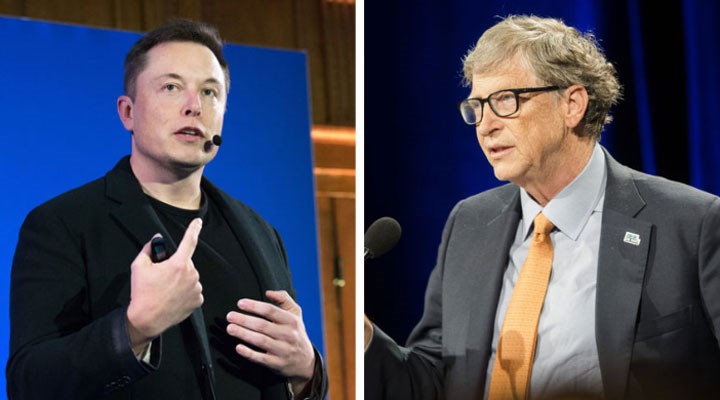 Elon Musk'tan Bill Gates'e: Taş kafalı