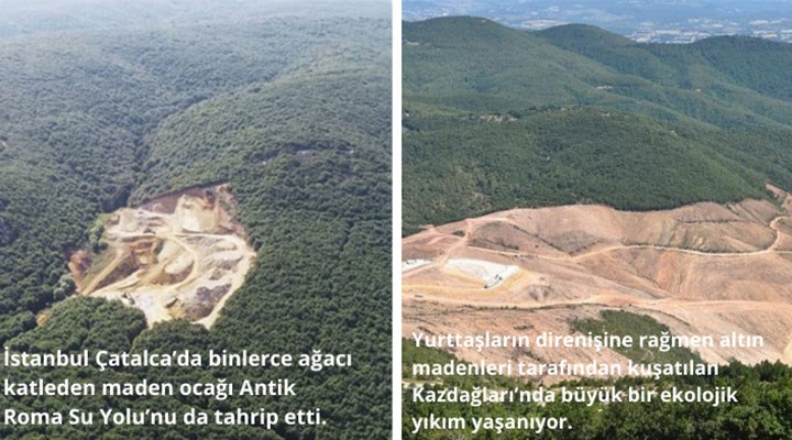 Maden sahaları denetlenmiyor, ormanlar korunmuyor