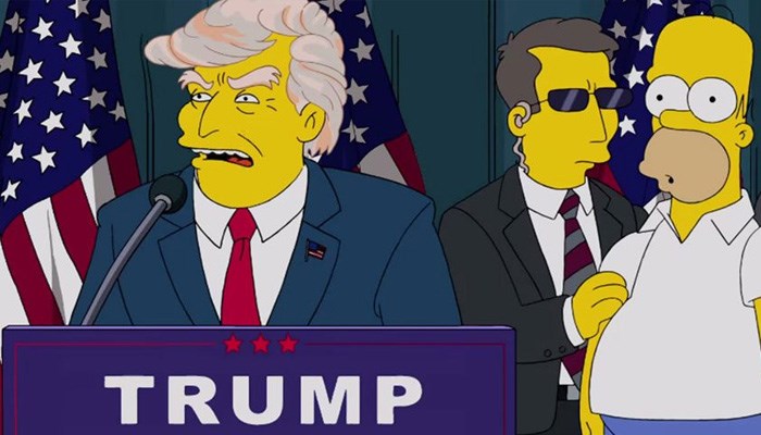 The Simpsons, Trump'a oy verilmemesi için 50 neden sıraladı
