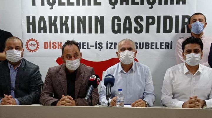 İzmir'de OHAL soruşturması bahanesiyle 15 işçi işten çıkartıldı