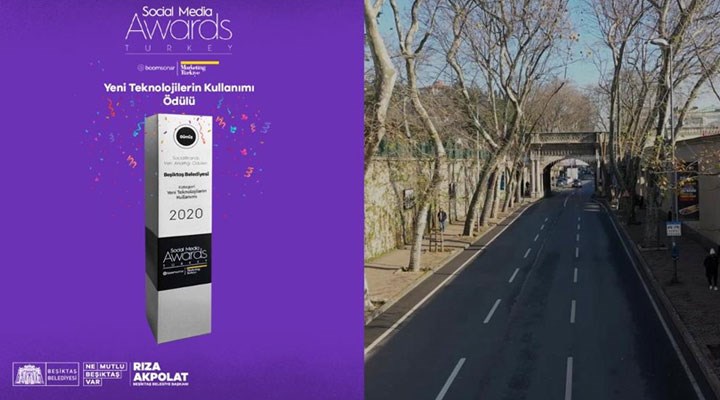 ‘Akıldan Çıkmaz Yol’ projesiyle Beşiktaş Belediyesi’ne bir ödül daha