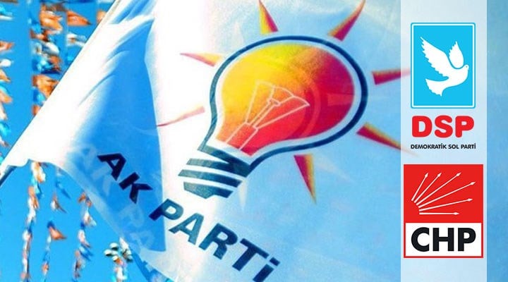 CHP ve DSP’den seçim kazanan iki belediye başkanı AKP’ye geçti