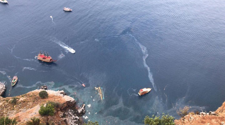 Antalya'da tur teknesi battı: 1 kişi hayatını kaybetti