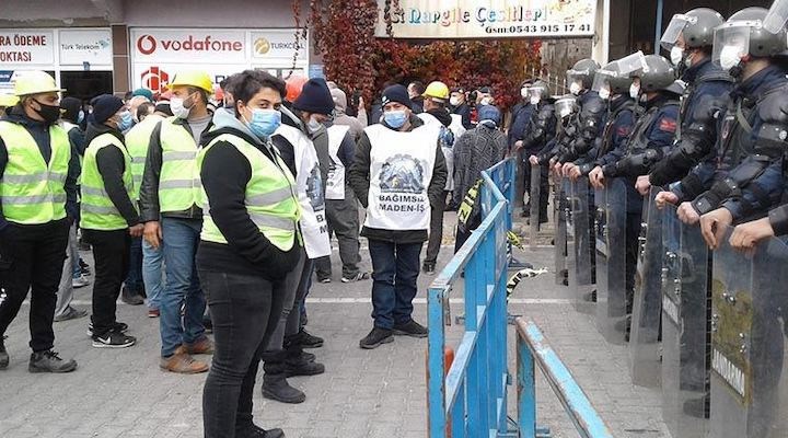 Gözaltına alınan Ermenekli maden işçileri serbest bırakıldı