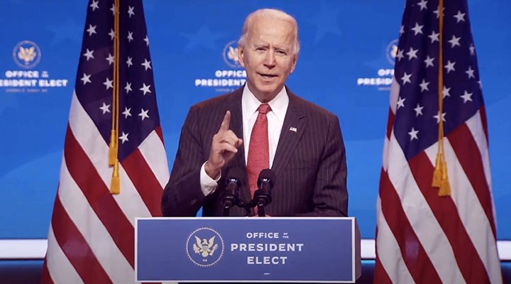 Joe Biden'dan ABD halkına koronavirüs sözü