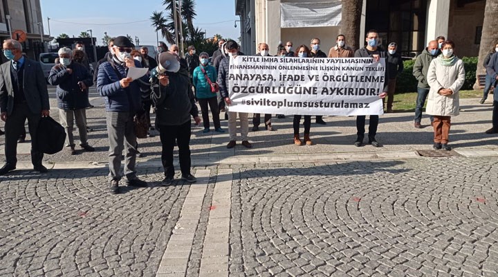 İzmir’de STK’lerden ortak tepki: Sivil toplum susturulamaz