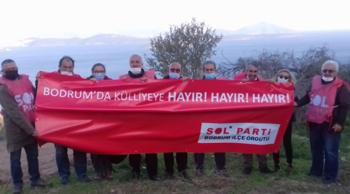 SOL Parti'den, Diyanet'in Bodrum'daki külliye inşaatına tepki