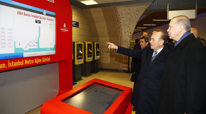 İstanbul’da en az raylı sistem yapan belediye başkanı Erdoğan