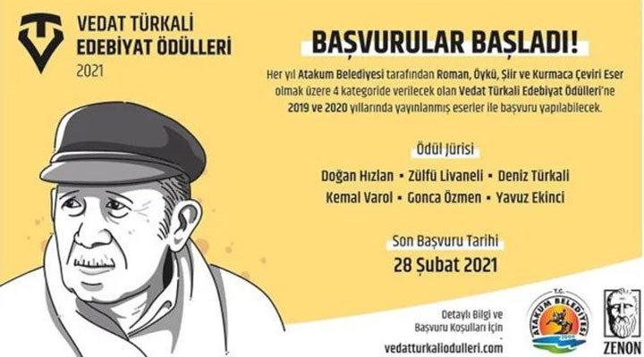Vedat Türkali Edebiyat Ödülleri başvuruları başladı