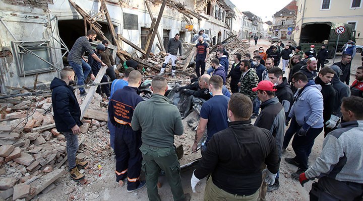 Hırvatistan'da meydana gelen depremde can kaybı 7'ye yükseldi