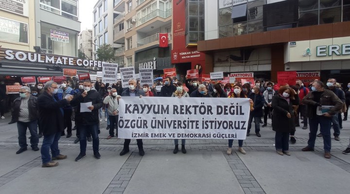 İzmir Emek ve Demokrasi Güçleri: Boğaziçi Üniversitesi’nin yanındayız