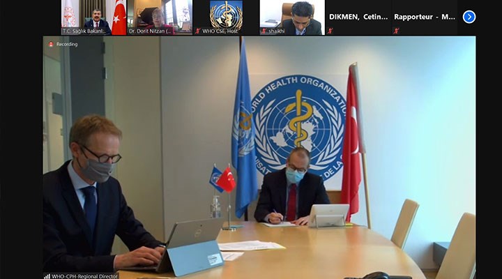 Koronavirüs: Koca, DSÖ Avrupa Direktörü Kluge ile Türkiye'deki son durumu görüştü