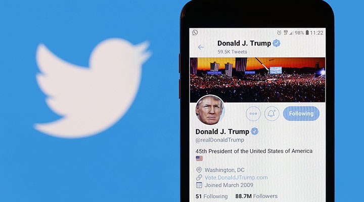 Twitter'ın hisseleri Trump'ın hesabının askıya alınmasının ardından değer kaybetti