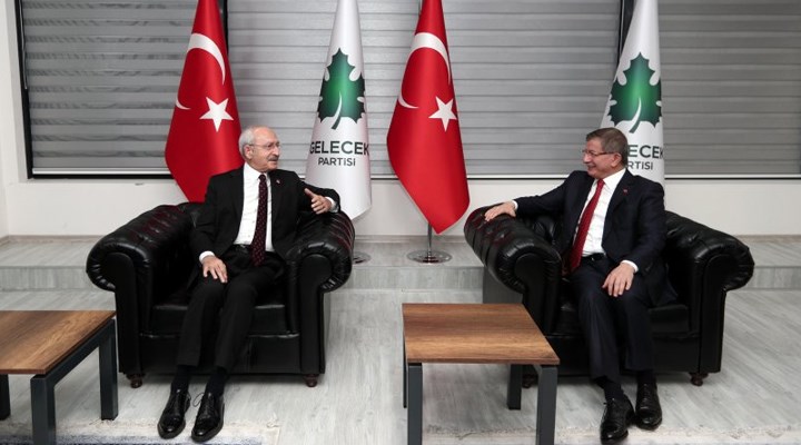 Kılıçdaroğlu, Davutoğlu'nu ziyaret etti