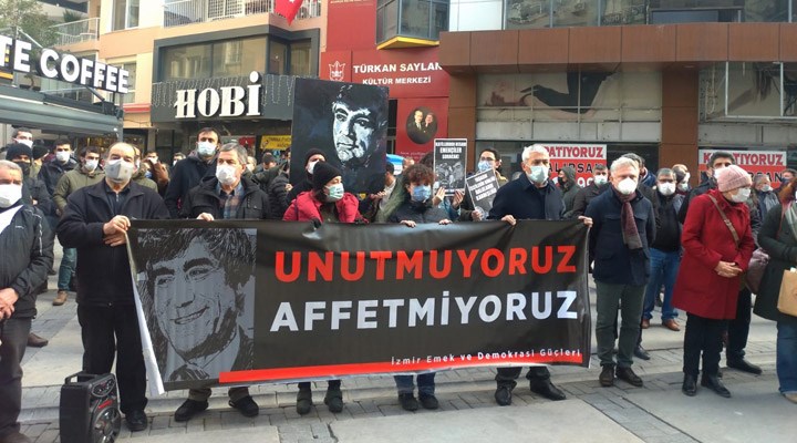 Hrant Dink, İzmir’de anıldı: Gerçek adalet tecelli edene kadar mücadelemizi sürdüreceğiz!