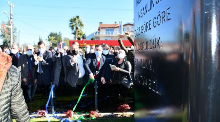 Fethiye Belediyesi, Uğur Mumcu anıtını açtı