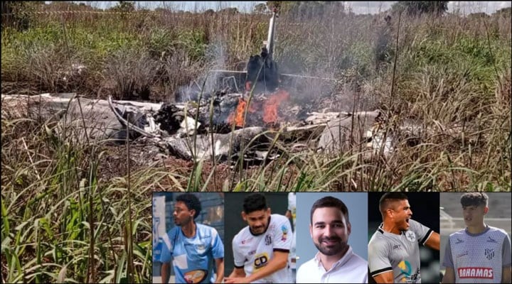 Brezilya'da kulüp başkanı ve 4 futbolcuyu taşıyan uçak düştü, kurtulan olmadı