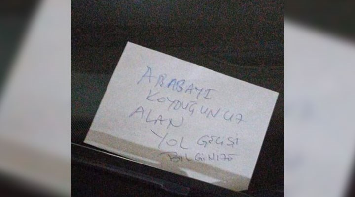 Savcı, aracına ‘hatalı park etmişsiniz’ notu bırakan kişiyi gözaltına aldırdı: Gerekçe, imzasız mektupla tehdit!
