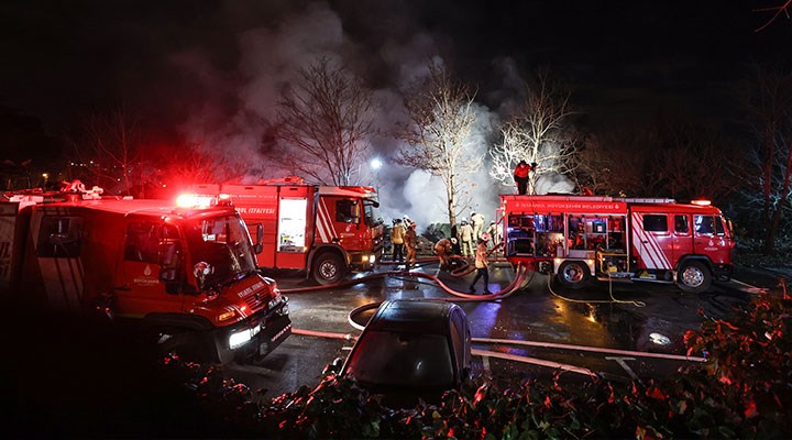 Boğaziçi Üniversitesi'ndeki bir kafeteryada yangın çıktı