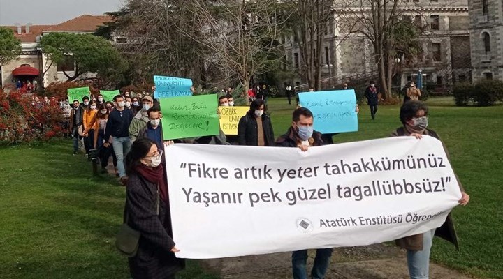 Boğaziçi Atatürk Enstitüsü öğrencileri: Atananların atadıklarını tanımıyoruz