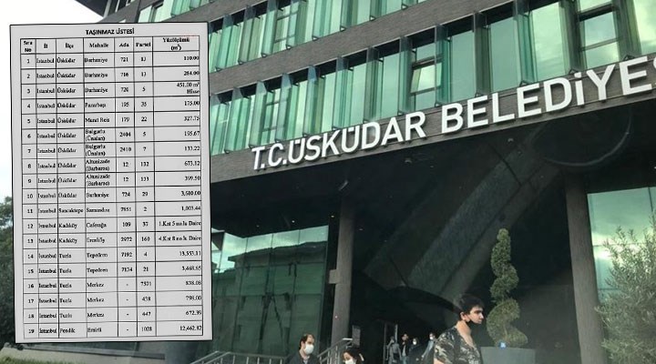AKP’li Üsküdar Belediyesi, devralmadığı hazine arazilerini satmak için izin istedi
