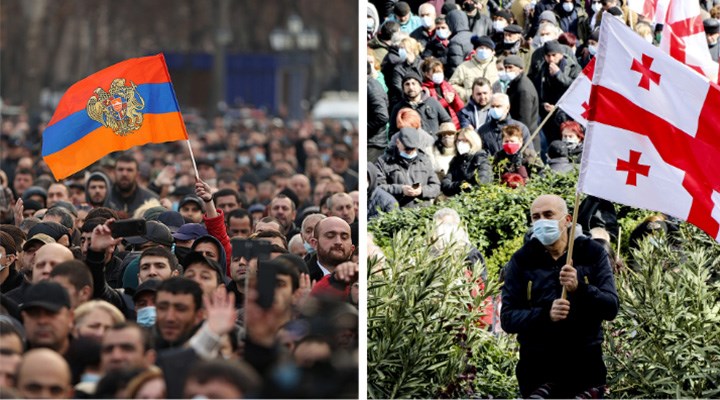Ermenistan’da ve Gürcistan’da siyasi kriz: Benzerlik ve farklılıklar