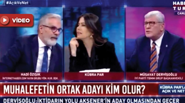 Habertürk canlı yayınında 'yandaş medya' tartışması: Sosyal medyada gündem oldu