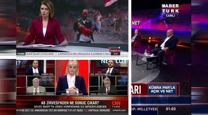 TRT, CNN Türk ve Habertürk çözümü buldu: Döviz kuru barını kaldırdılar