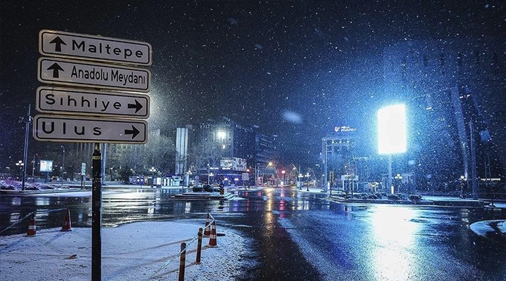 Ankara Valiliği'nden kar yağışı uyarısı