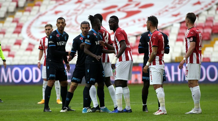 Sivasspor-Trabzonspor karşılaşmasından gol sesi çıkmadı