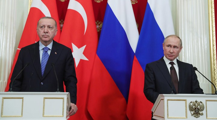 Erdoğan'la görüşen Putin'den 'Montrö Sözleşmesi' vurgusu