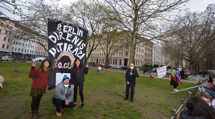 Berlin'de sanatçılardan Boğaziçi direnişine destek
