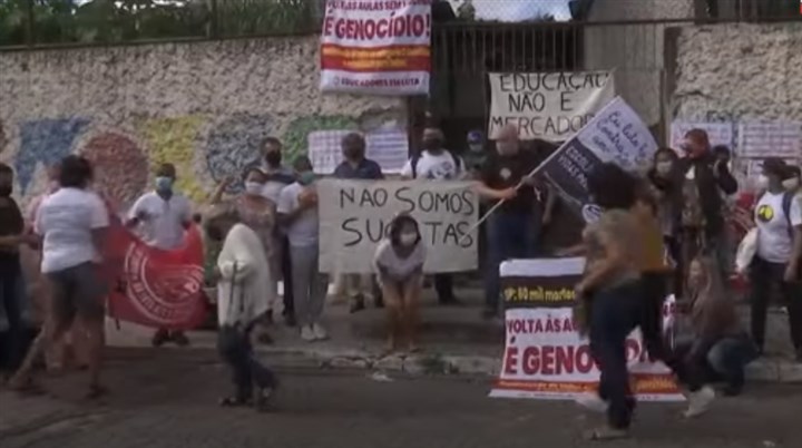Brezilya’da binlerce işçi ekonomik krize karşı grev ve protestolar düzenliyor