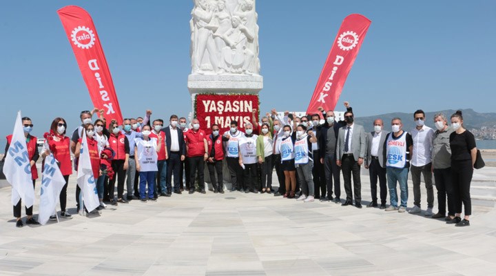 İzmir’de '1 Mayıs' Gündoğdu Meydanı’nda kutlandı