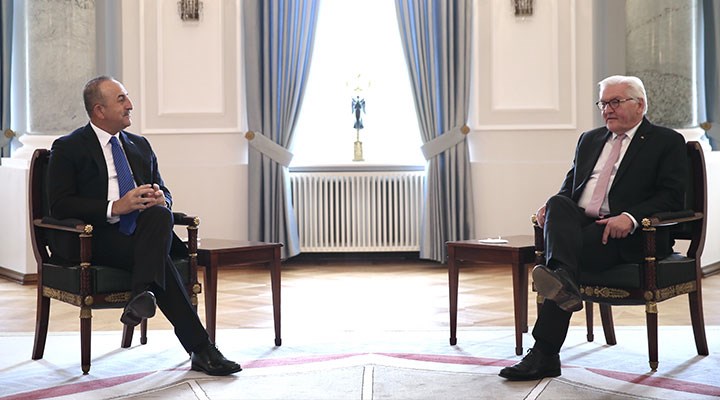 Dışişleri Bakanı Çavuşoğlu, Almanya Cumhurbaşkanı Steinmeier ile görüştü