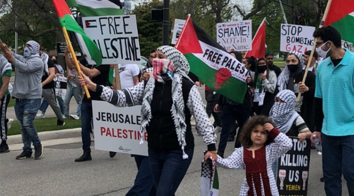Filistinliler grevde