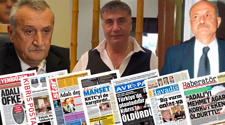 Kuzey Kıbrıs’ta gazeteler Sedat Peker’in itiraflarını manşetlere taşıdı: Adalı depremi