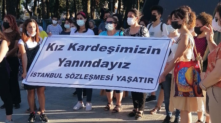 Kadınlar, Ayşegül için sokağa çıktı: İstanbul Sözleşmesi’nin feshi iptal edilmeli