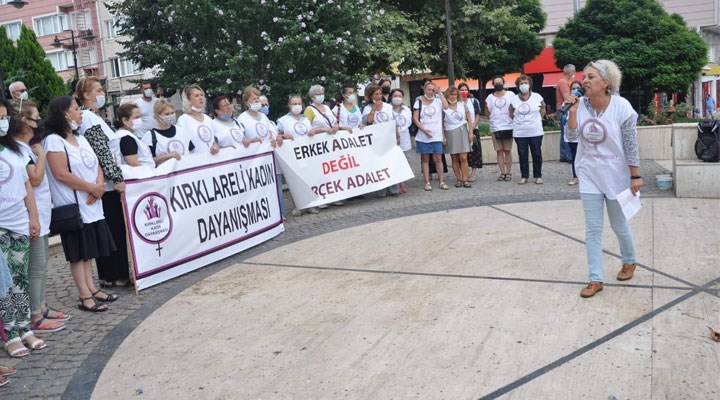 Kırklareli'de kadın cinayetleri protestosu: 7 ayda 207 kadın öldürüldü
