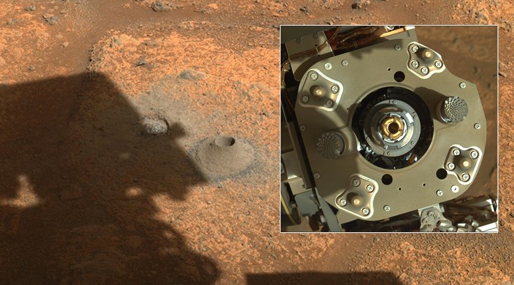 Mars kaşifi Perseverance'in ilk taş toplama denemesi başarısız oldu