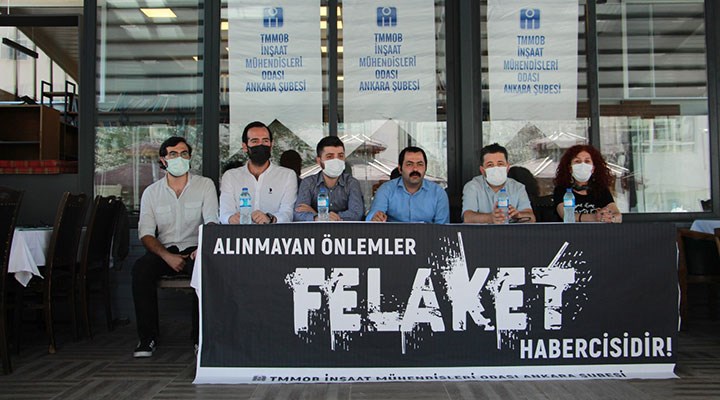 İMO Ankara Şubesi: Alınmayan önlemler felaketin habercisidir