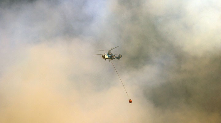 Uşak'taki orman yangını kontrol altına alındı