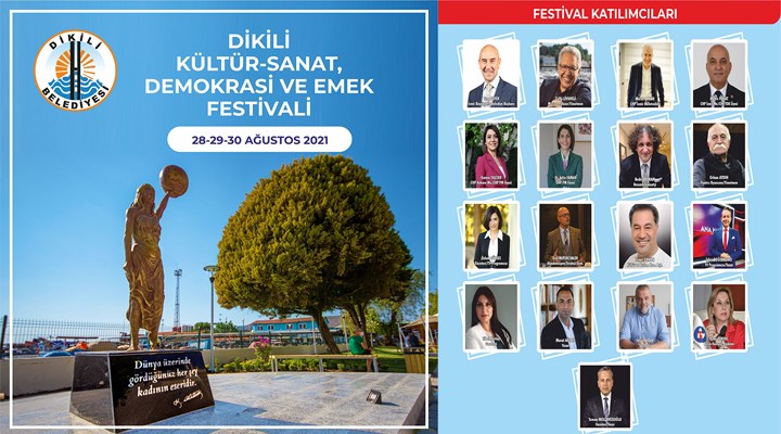 Dikili, Kültür - Sanat, Demokrasi ve Emek Festivali yarın başlıyor