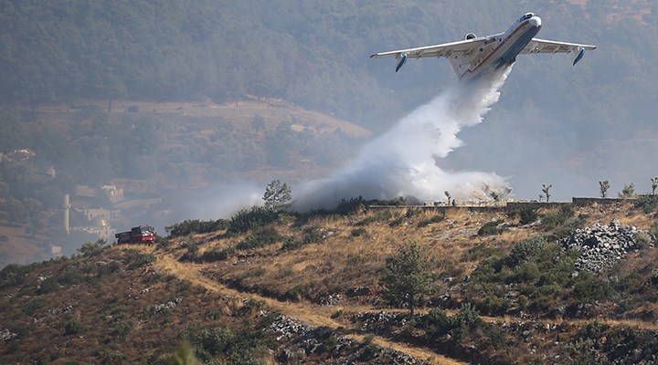 Bodrum'da çıkan orman yangını kontrol altına alındı