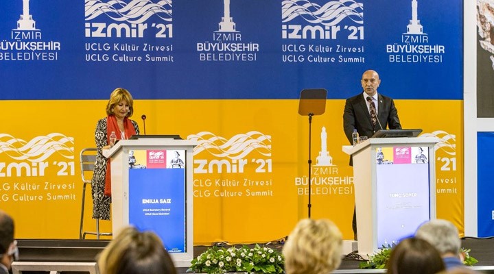 Tunç Soyer, Uluslararası İzmir Kültür Zirvesi’nde konuştu: “İzmir’den tüm dünyaya kültür tohumları serpeceğiz”